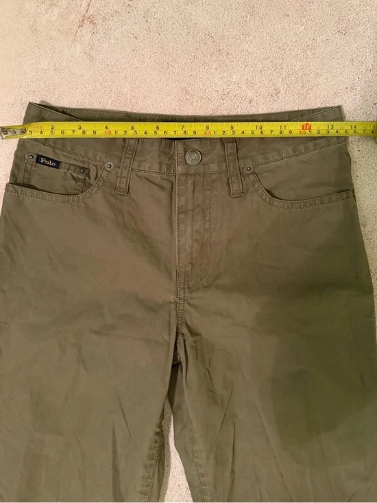 Boys Green Polo Ralph Lauren Chino Pants - Picture 3 of 6